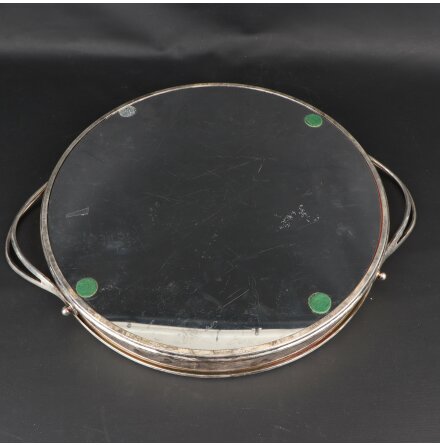 Gense Sweden - Monica Backstr�m - Spegelfat med blomsterdekoration