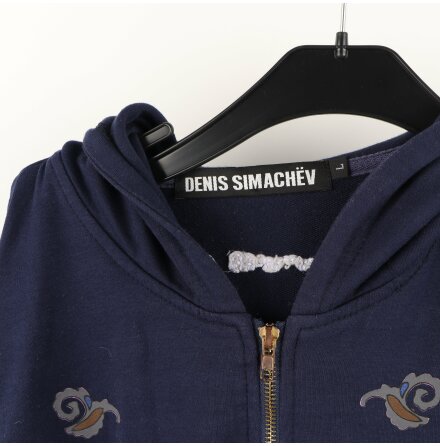 Denis Simachv - Hoodie med tryck - stl. L 