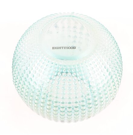 Anna von Lipa - Hobnail Globe Vas - Green beryl - 24cm