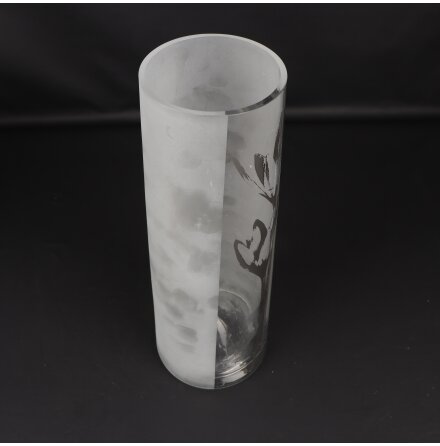 Nybro Crystal Sweden - Cilla Persson - Vas med blommotiv