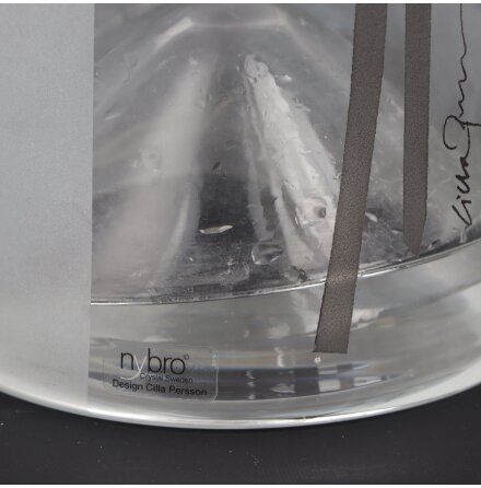 Nybro Crystal Sweden - Cilla Persson - Vas med blommotiv