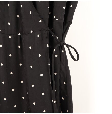 H&amp;M - Omlottkl�nning - Prickig - Svart Vit - stl. 34