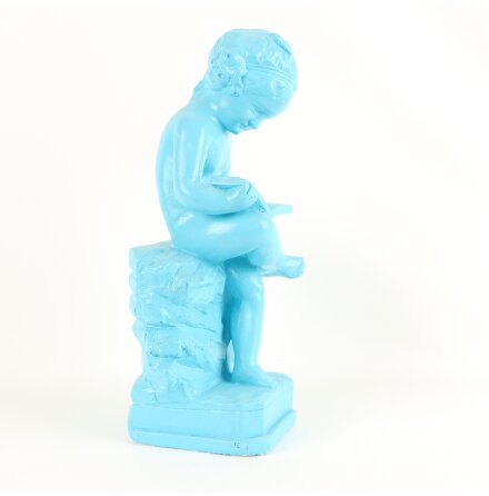 Turkos staty i metall