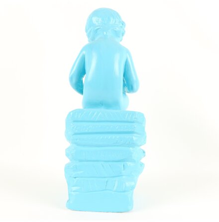 Turkos staty i metall