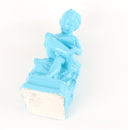 Turkos staty i metall