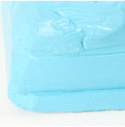 Turkos staty i metall