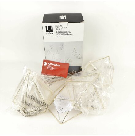 Umbra - Geometriska prismor - 6st