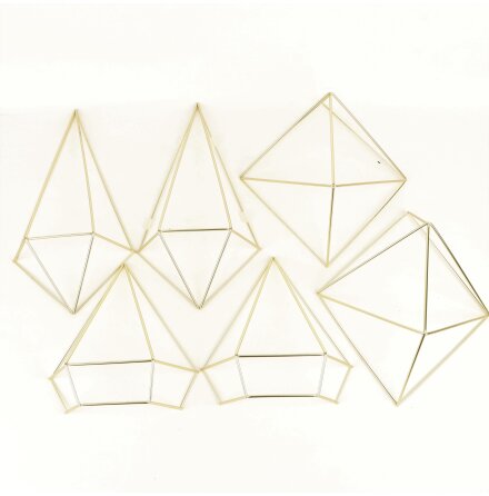 Umbra - Geometriska prismor - 6st