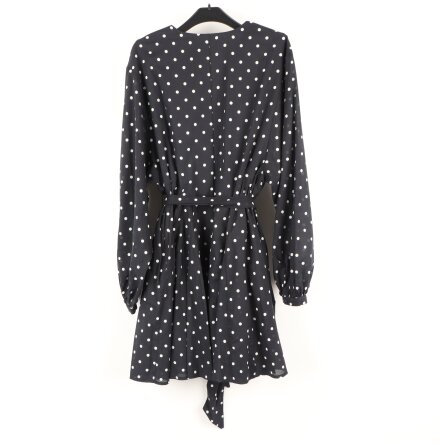 H&amp;M - Prickig kl�nning med knytsk�rp  - stl. 