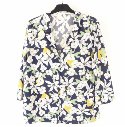 Zara - Trafalou Collection - Blommig &amp; frgglad blus - stl. L
