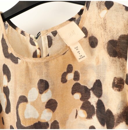 H&amp;M - Leopardm�nstrad blus - stl. 36