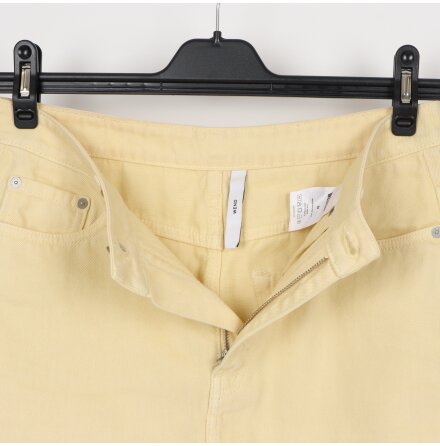 Weekday - Gul jeanskjol - stl. 38