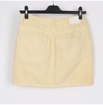 Weekday - Gul jeanskjol - stl. 38