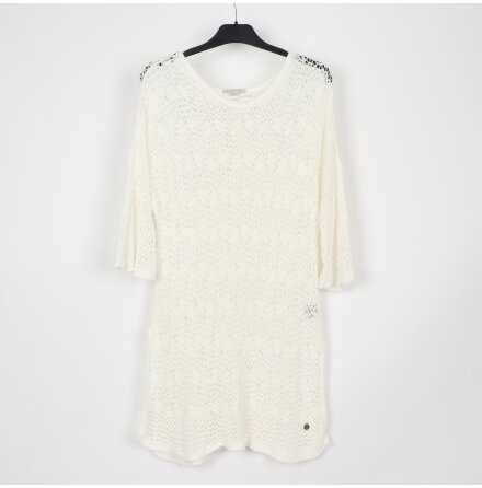 Rabalder - Vit stickad klnning - stl. S