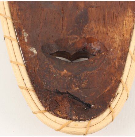 Afrikansk Mask &amp; V�ggdekoration i Tr�