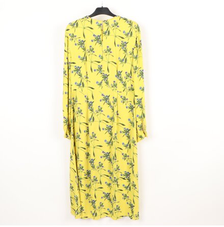 H&amp;M - Gul &amp; Blommig Kl�nning - stl. 34