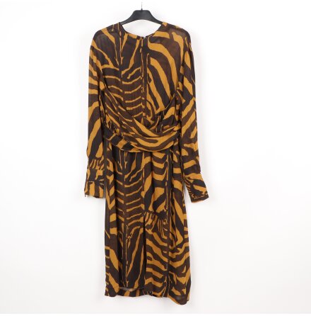 H&amp;M - Ockra/Zebrarandig kl�nning - stl. 38 