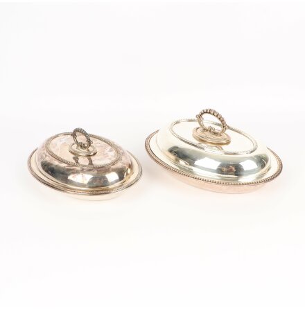 Serveringsfat med lock - 2st