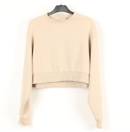 Weekday - Beige croppad tr�ja - stl. XS