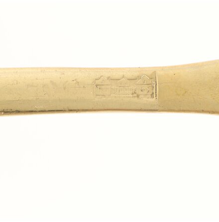 Karott i koppar och porslin med handtag