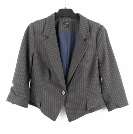Lindex - Kort &amp; randig damblazer - stl. 40