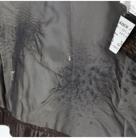 Camera Classic - �kta brun skinnjacka - stl. S