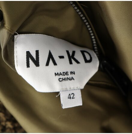 NA-KD - Fleecejacka - Militrgrn - stl. 42