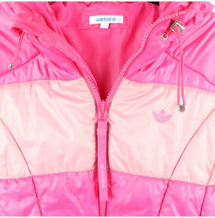 Adidas - Rosa pufferjacka - stl. M
