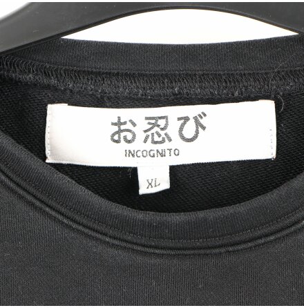 Incognito - Svart Sweatshirt - Stl. XL