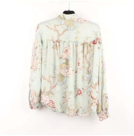 H&amp;M - M�nstrad blus - Ljusgr�n/Blommig - stl. 34