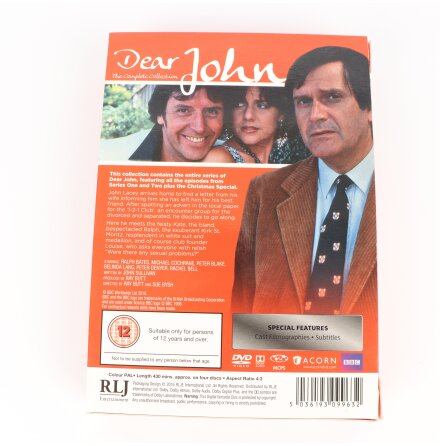 DVD-Box Brittiska P�rlor - Dear John - The Complete Collection - 4 skivor