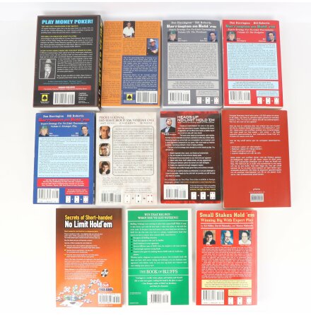 Stort bokpaket om Poker, Texas Hold'Em m.fl. - 11 b�cker - Samh�lle &amp; Historia 