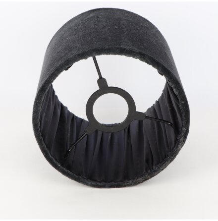 Paramount Exports - Bordslampa med sk�rm i Plyschtyg 