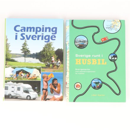 Bokpaket - Husbil och camping - 2 b�cker - Atlas, Djur, Natur &amp; Resor