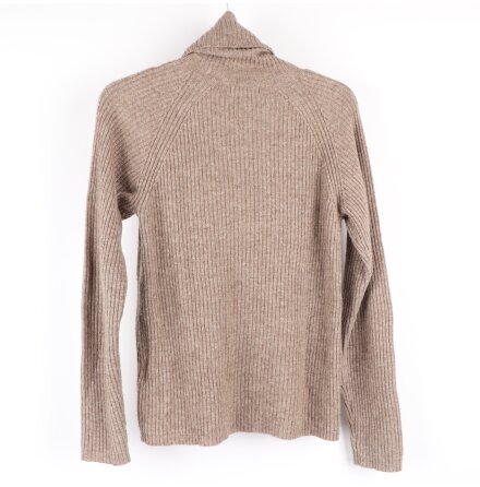 2NDDAY - Ljusbrun Stickad polotr�ja - stl. XS