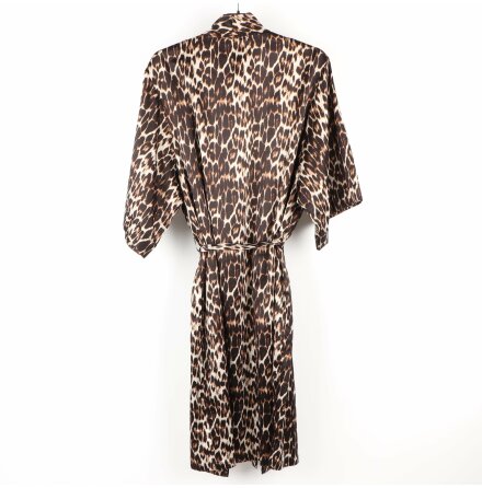 Co&#39;couture - Kimonoliknande morgonrock med leopardmnster - stl. S