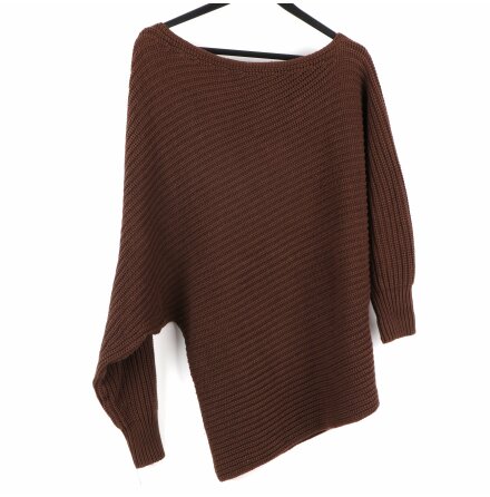 H&amp;M - Stickad trja med snedskuren hals - stl M