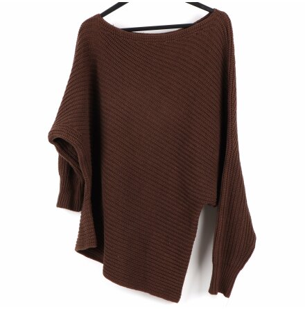 H&amp;M - Stickad trja med snedskuren hals - stl M