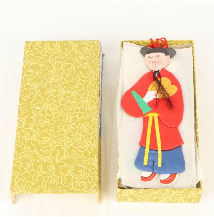 Eight Immortals - Kinesiska pappersdockor - 8st v�ggdekorationer