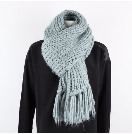 Carin Wester - Turkos stickad halsduk