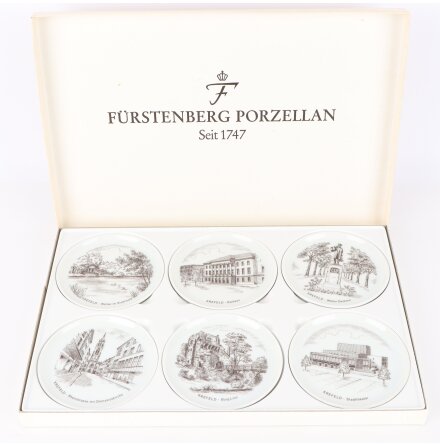 Furstenberg Porzellan - 6 st samlarfat