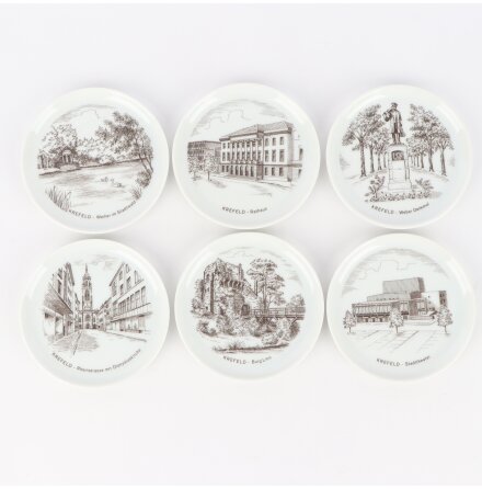 Furstenberg Porzellan - 6 st samlarfat