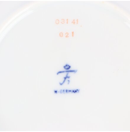 Furstenberg Porzellan - 6 st samlarfat