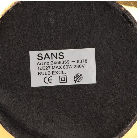 Sans - Bordslampa utan sk�rm i metall 