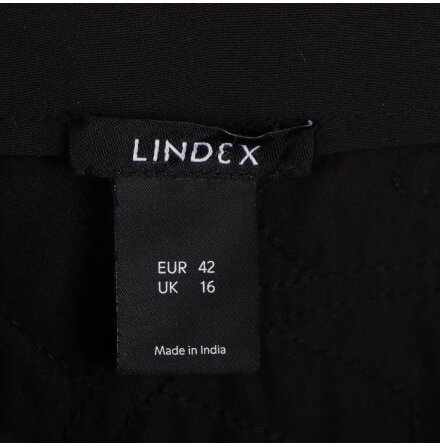 Lindex - Kjol - Svart - stl. 42
