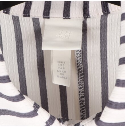 H&amp;M - Randig skjortkl�nning - stl. S