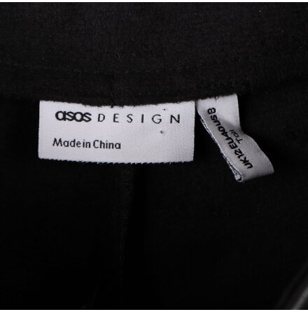 Asos design - Byxor i imitations-lder - stl. 40