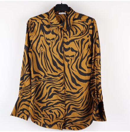 Wera - Zebram�nstrad skjorta - Stl. 36