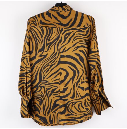 Wera - Zebram�nstrad skjorta - Stl. 36