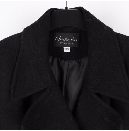 Kappahl - Svart kappa - stl. 38/40